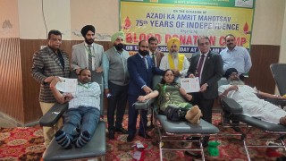 पंजाब और सिंध बैंक लुधियाना ने भाई घनईया जी मिशन सेवा (रजि)के सहयोग से किया रक्त दान शिविर का आयोजन 