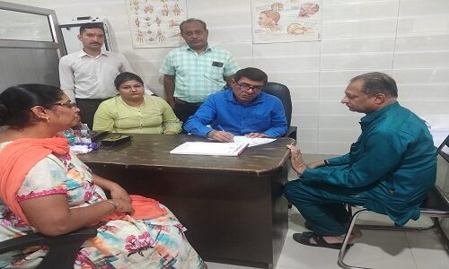 भगवान महावीर सेवा संस्थान द्वारा आयोजित विशाल मेडिकल कैंप में 495 मरीज देखे गए:- राकेश जैन